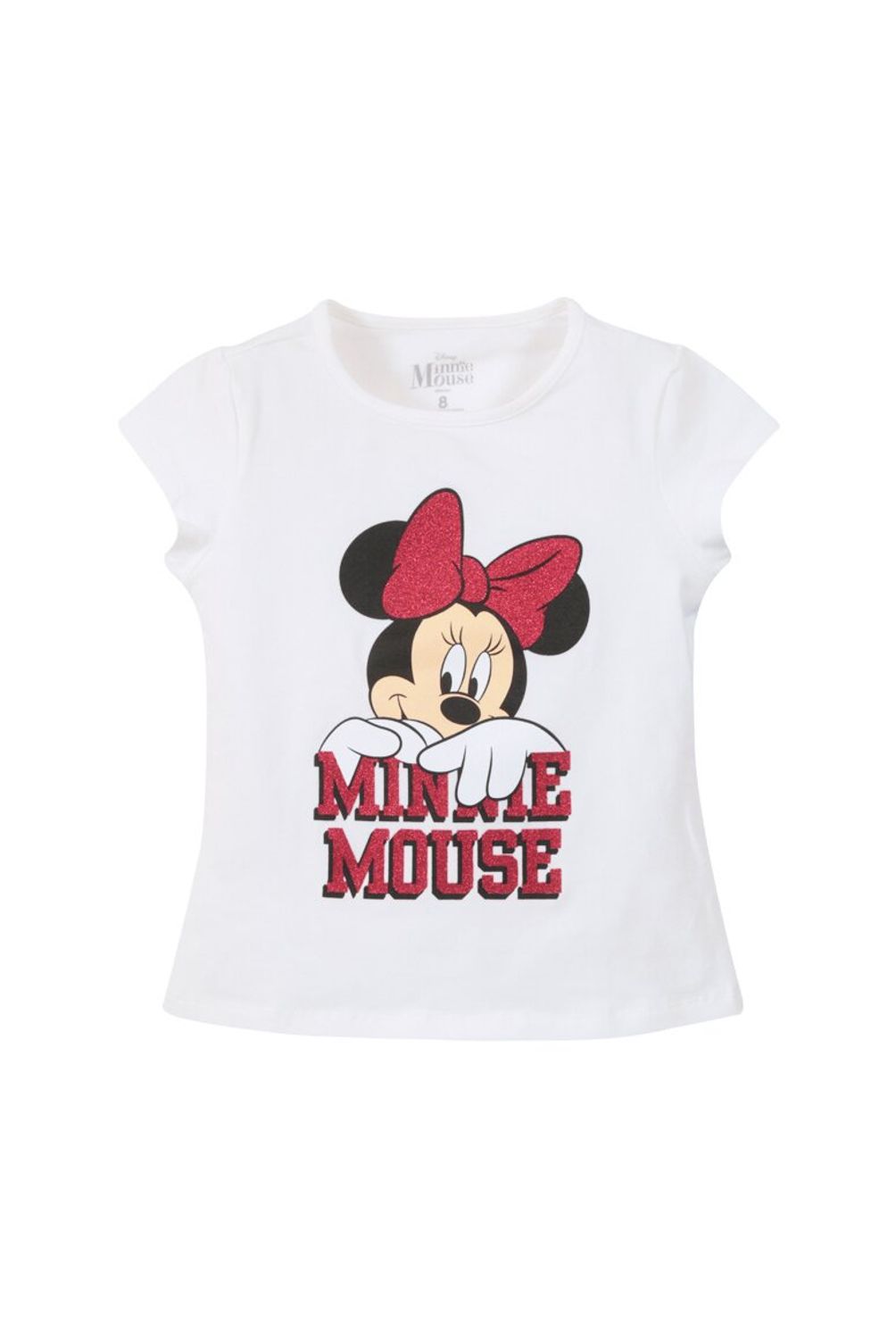 DISNEY - Polera Manga Corta Niña Minnie Shine Blanco