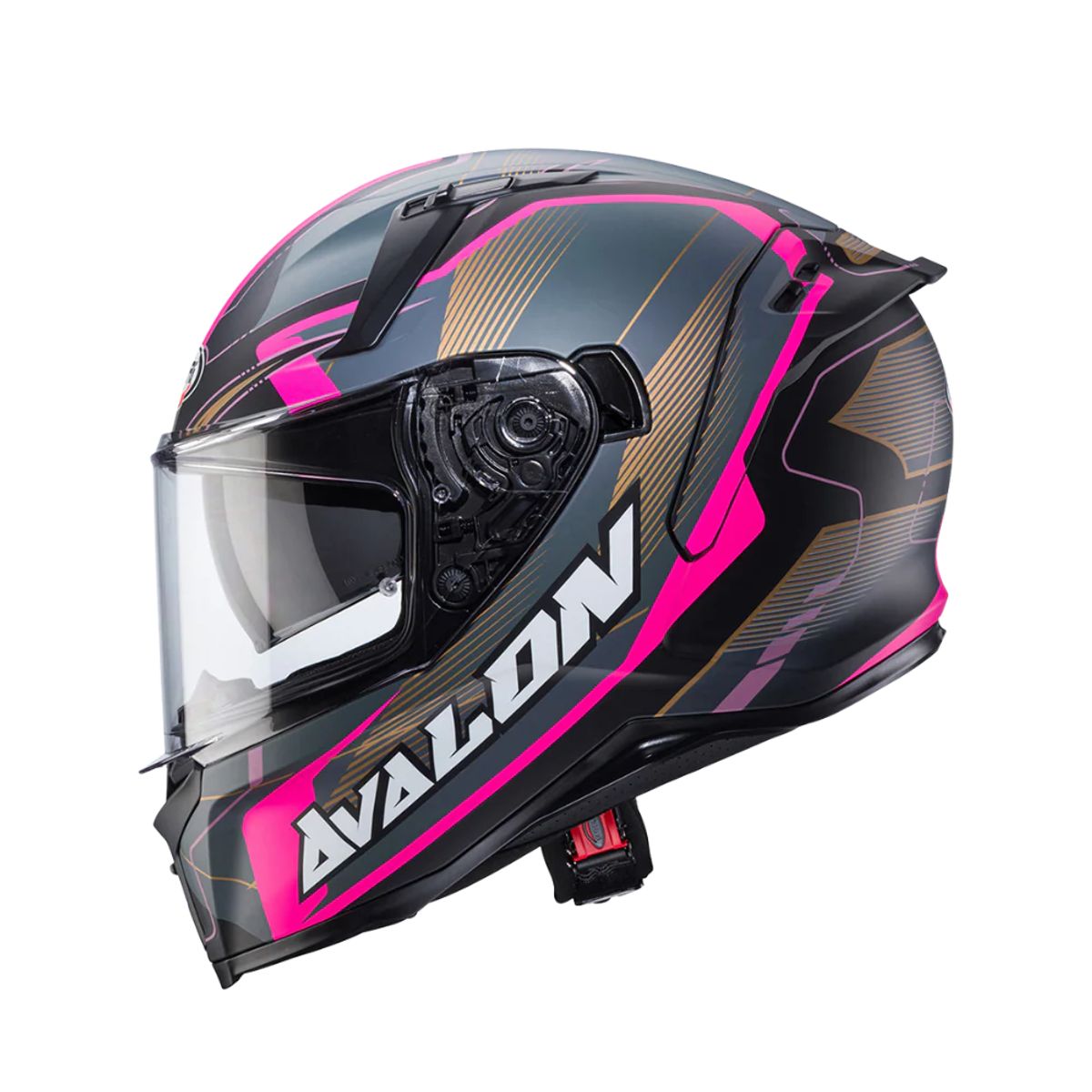 CABERG - Casco De Moto Caberg Avalon X Optic Matt Black Grey Fuchsia_.