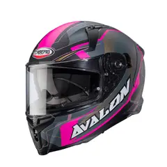 CABERG - Casco De Moto Avalon X Optic Matt Black Grey Fuchsia_.
