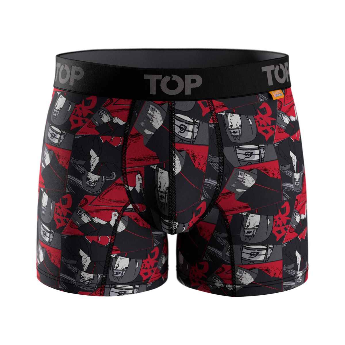 TOP - Bóxer Medio Algodón Naruto Shippuden Pack 3 C4 Top