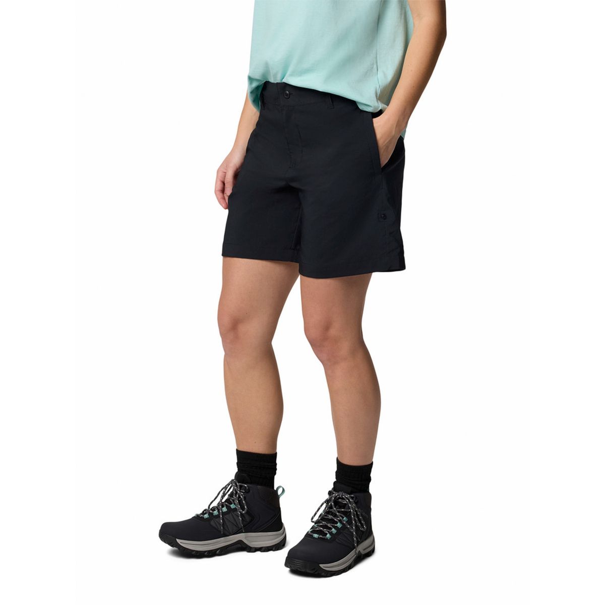 COLUMBIA - Short Mujer Silver Ridge Negro COLUMBIA