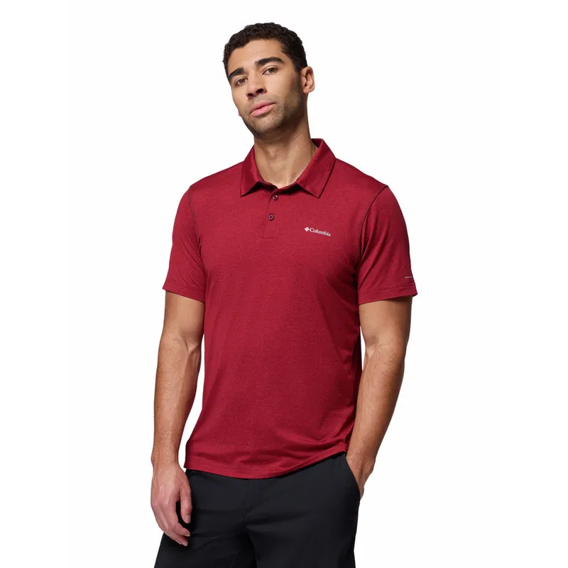 COLUMBIA - Polera Manga Corta Hombre Tech Trail Morado COLUMBIA