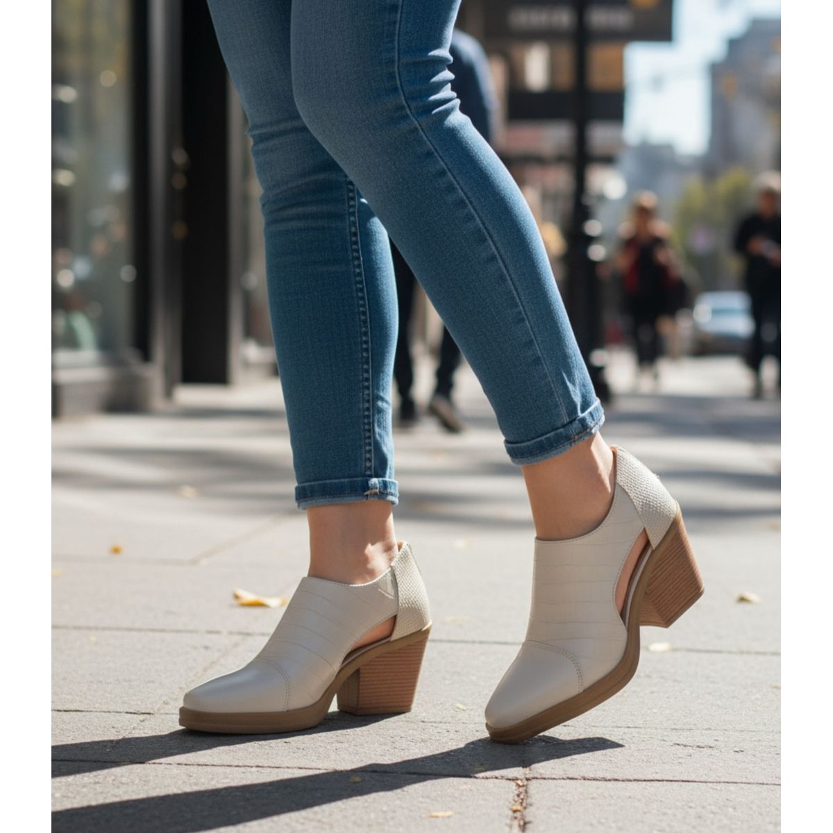 SNOOPY - Botines Camperos Beige   para en Dama   M525