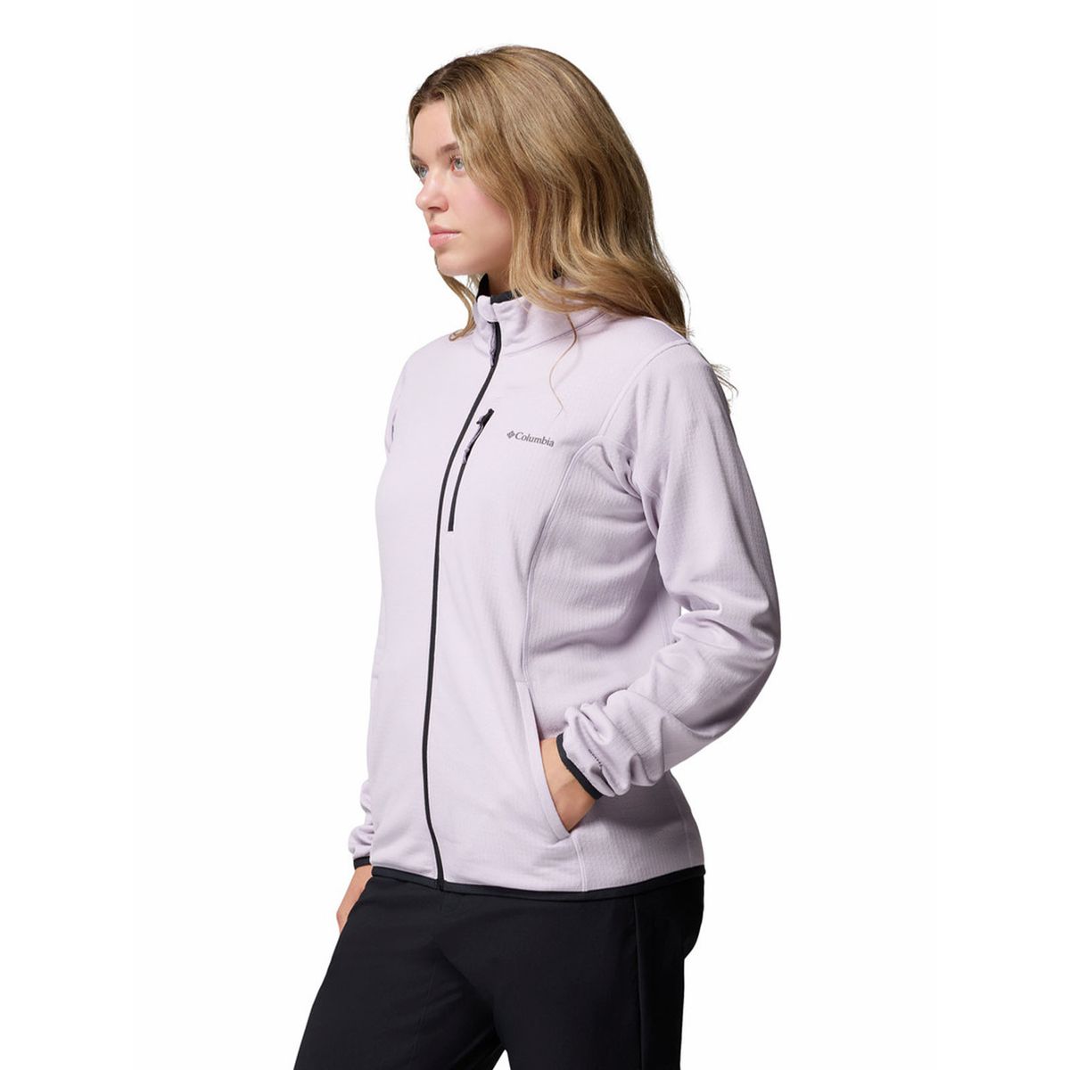COLUMBIA - Polar Mujer Essential Hike Grid Morado COLUMBIA