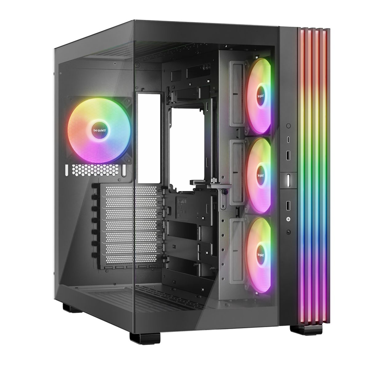 BE QUIET - Gabinete Gamer be quiet! Light Base 600 LX Black, 4x120mm ARGB, ATX