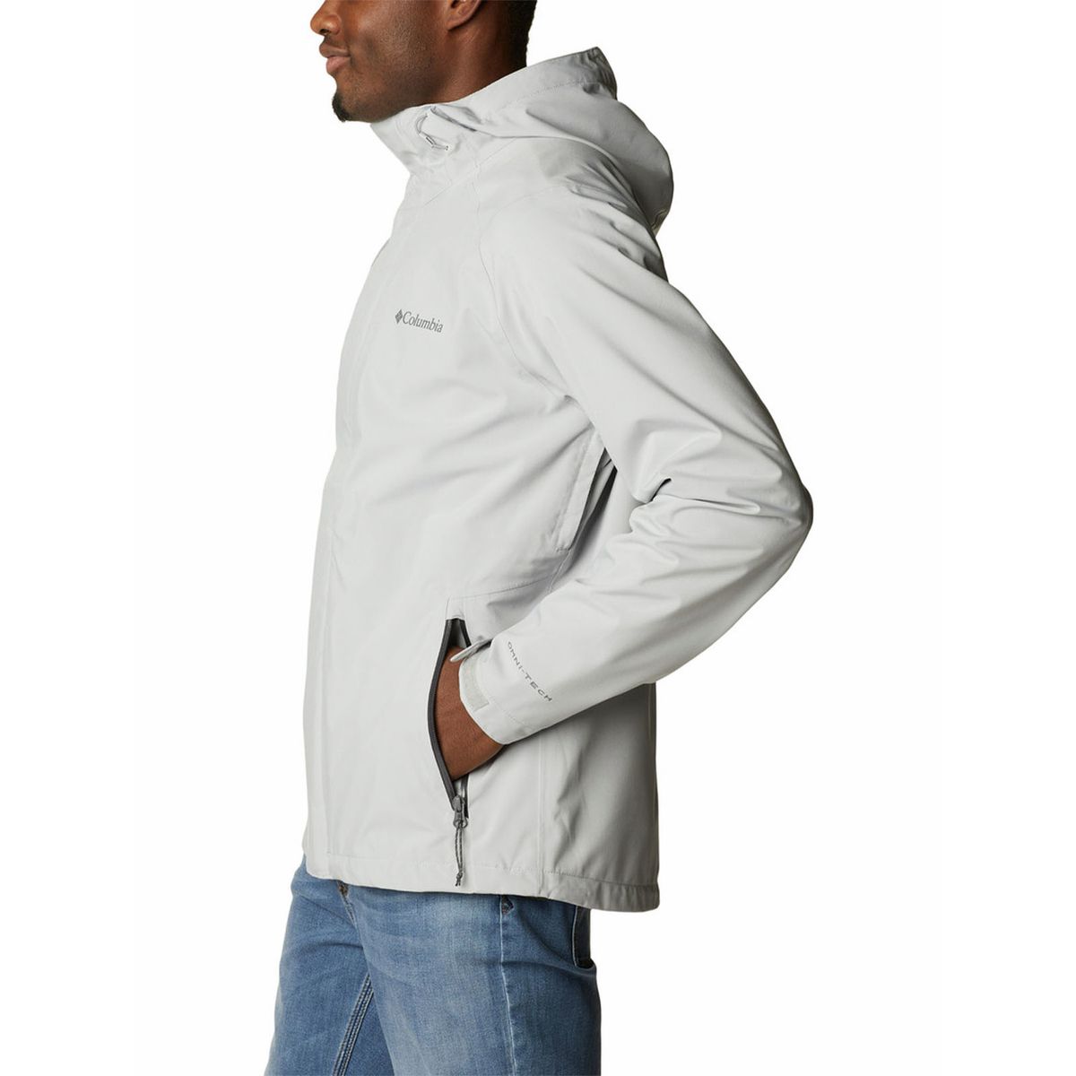 COLUMBIA - Impermeable Hombre Earth Explorer II Gris COLUMBIA