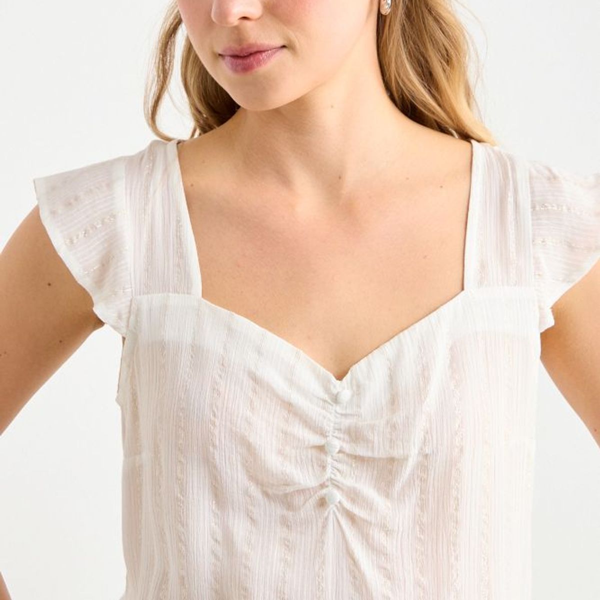 ASH - Blusa Fantasia Mujer Crudo Ash