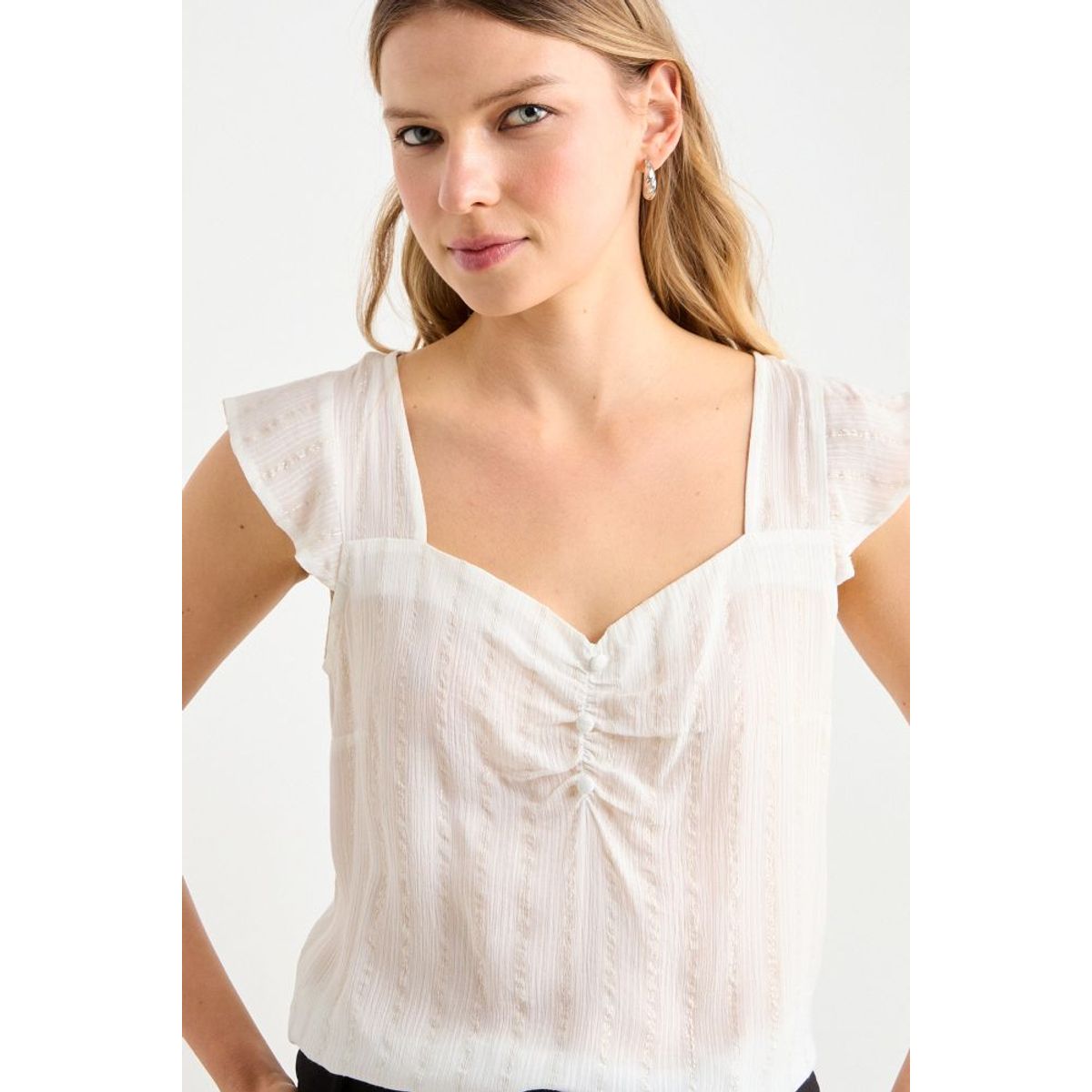 ASH - Blusa Fantasia Mujer Crudo Ash