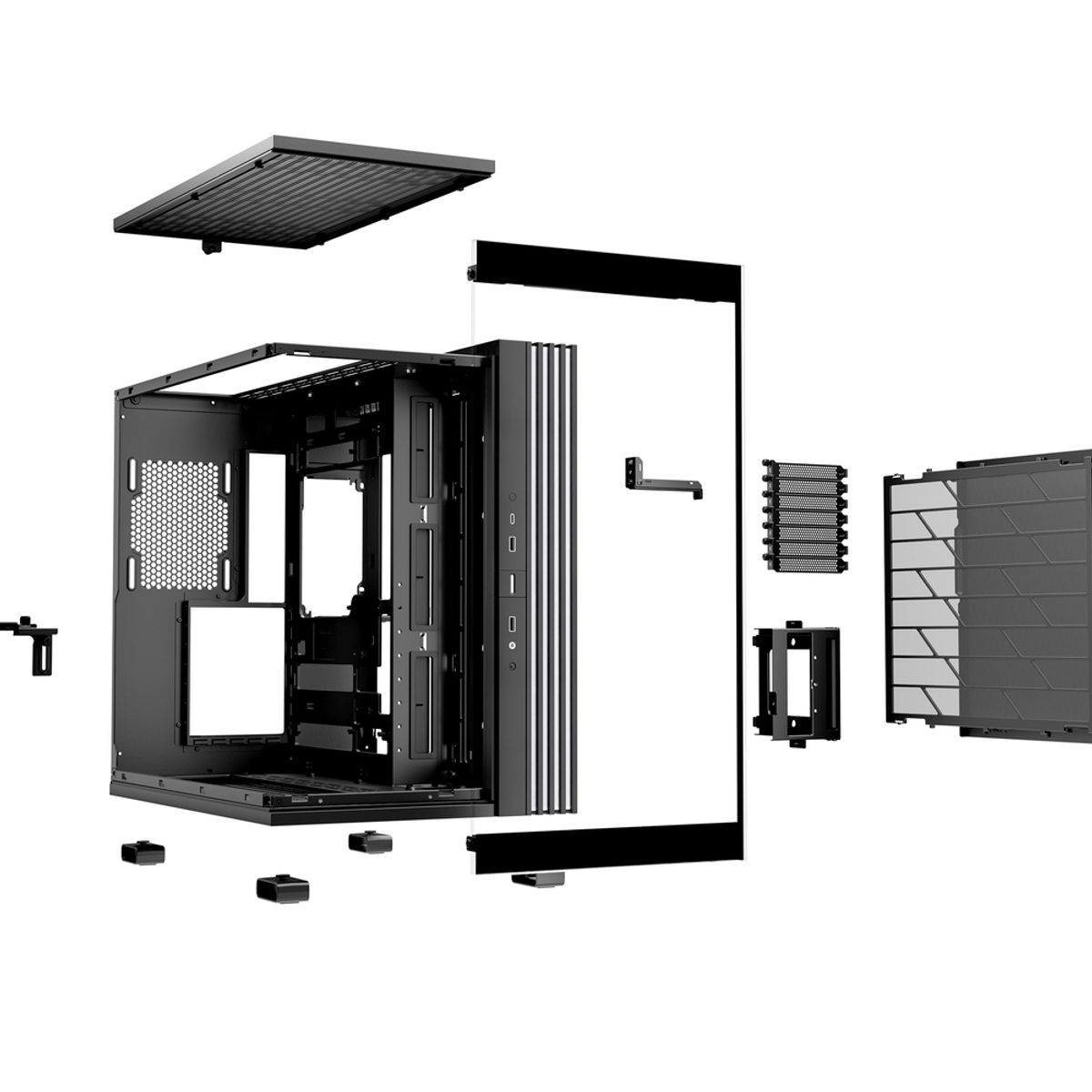 BE QUIET - Gabinete Gamer be quiet! Light Base 600 DX Black, ARGB, ATX