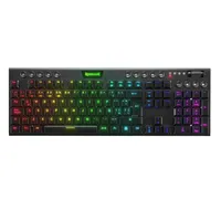 Teclado Gamer Horus K618W RGB SP Full Size WiFi Negro