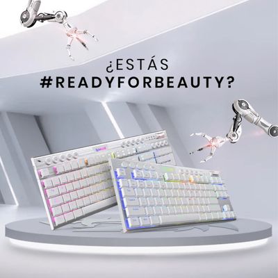 Imagen 2 del producto Teclado Gamer Horus K618W RGB SP Full Size WiFi Negro