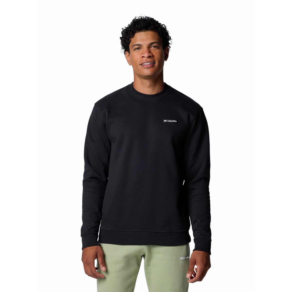 COLUMBIA - Polerón Hombre Meridian Creek Crew Negro COLUMBIA
