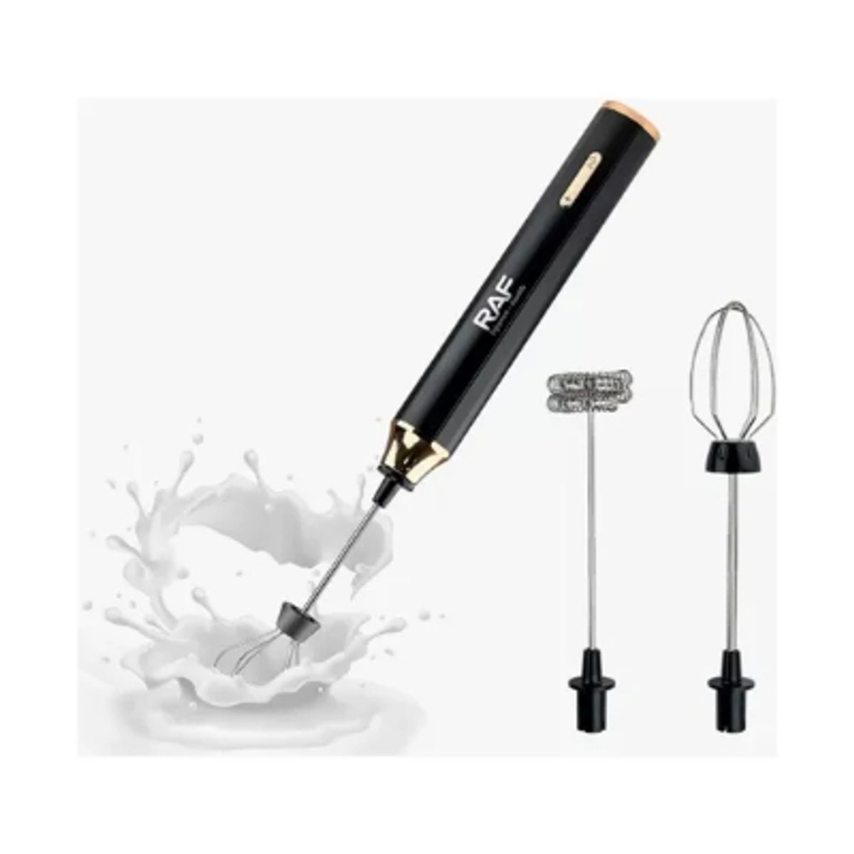 GENERICO - Mini Batidor 2 En 1 De Cafe Batidor Espumador Recargable