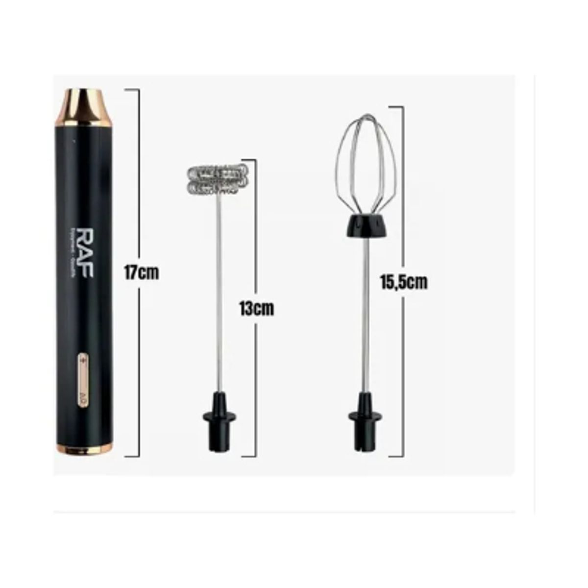 GENERICO - Mini Batidor 2 En 1 De Cafe Batidor Espumador Recargable