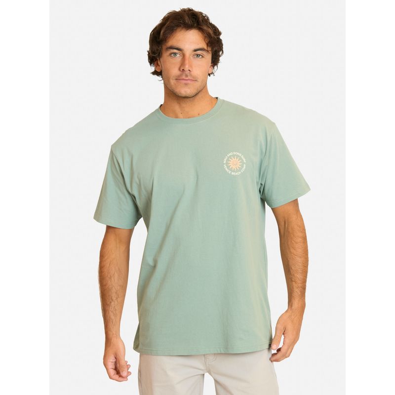 MAUI AND SONS - Polera MC Mirazo Verde Hombre Maui And Sons