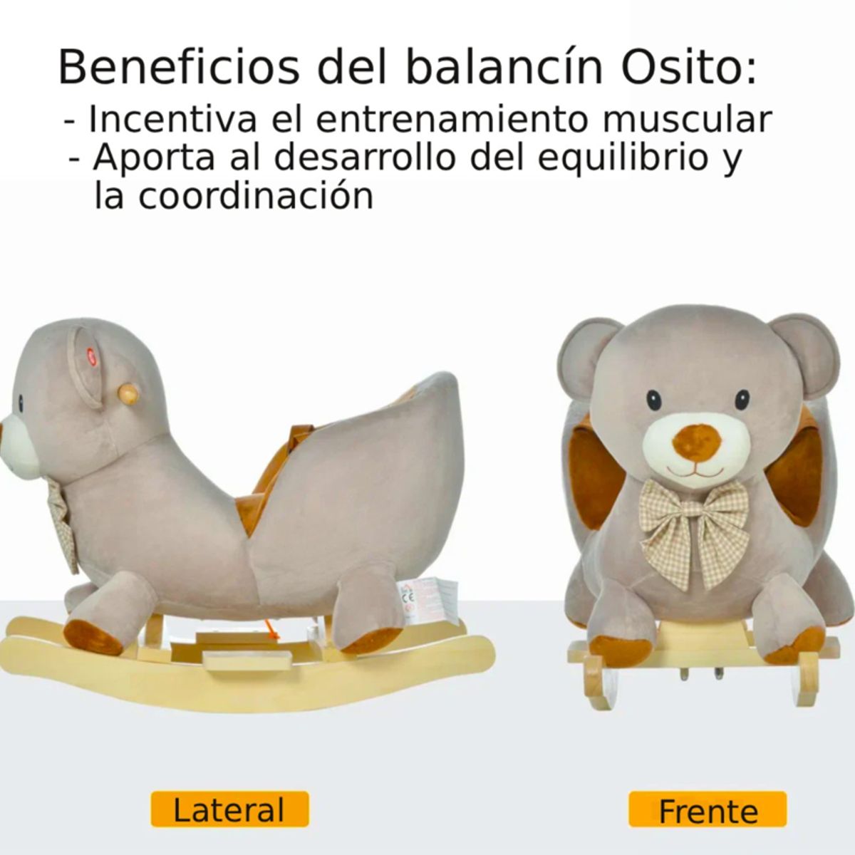 KIDSCOOL - Silla Mecedora De Osito