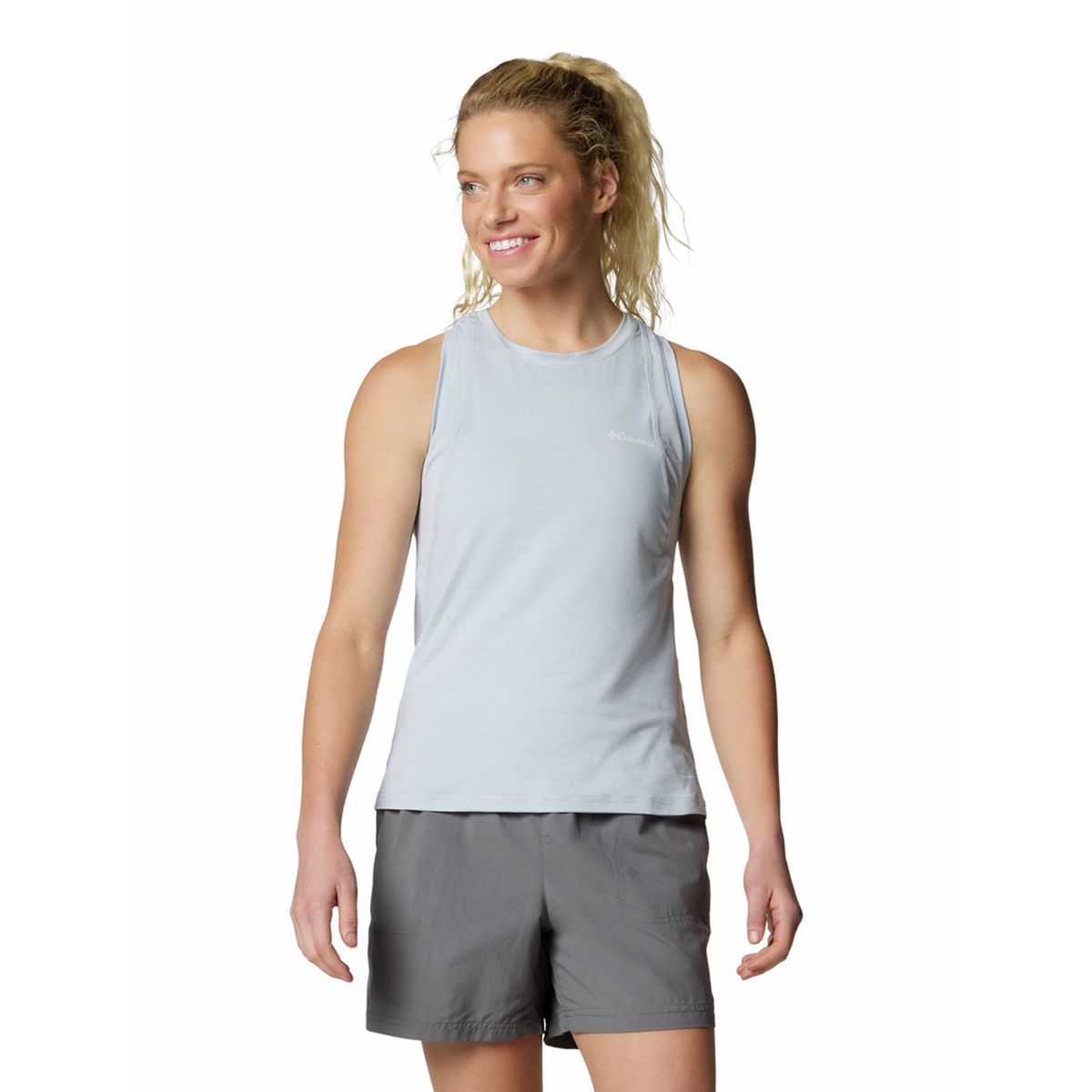 COLUMBIA - Polera Sin Mangas Mujer Weekend Ascent Gris COLUMBIA