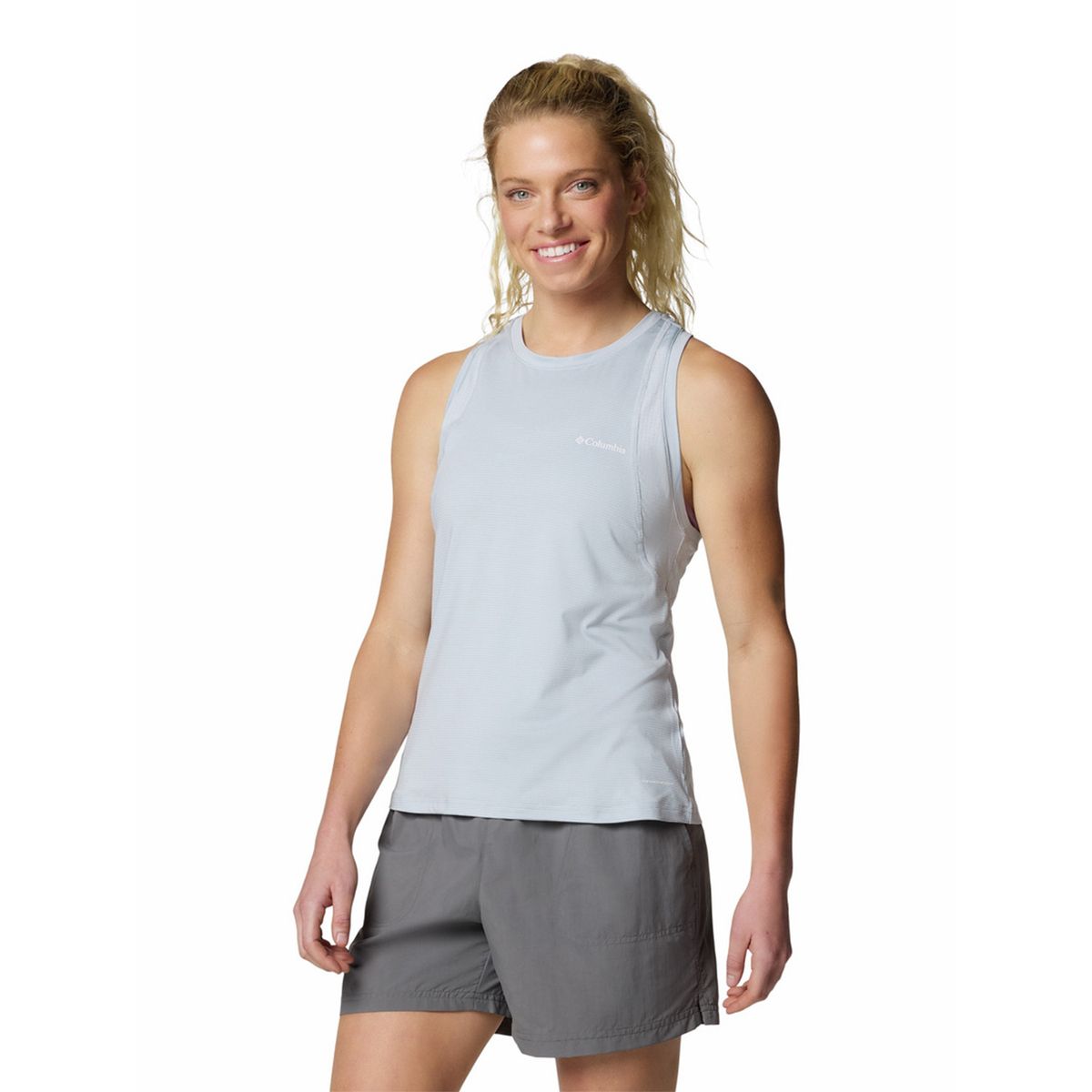 COLUMBIA - Polera Sin Mangas Mujer Weekend Ascent Gris COLUMBIA