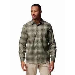 COLUMBIA - Camisa ML Hombre Silver Ridge Utility Verde
