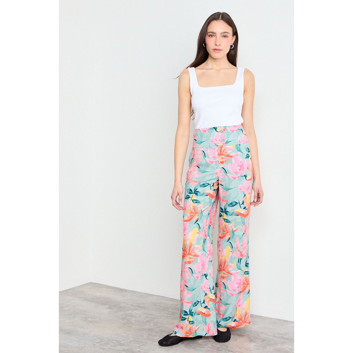 IO - Pantalon Fantasia Mujer Verde Oliva Io