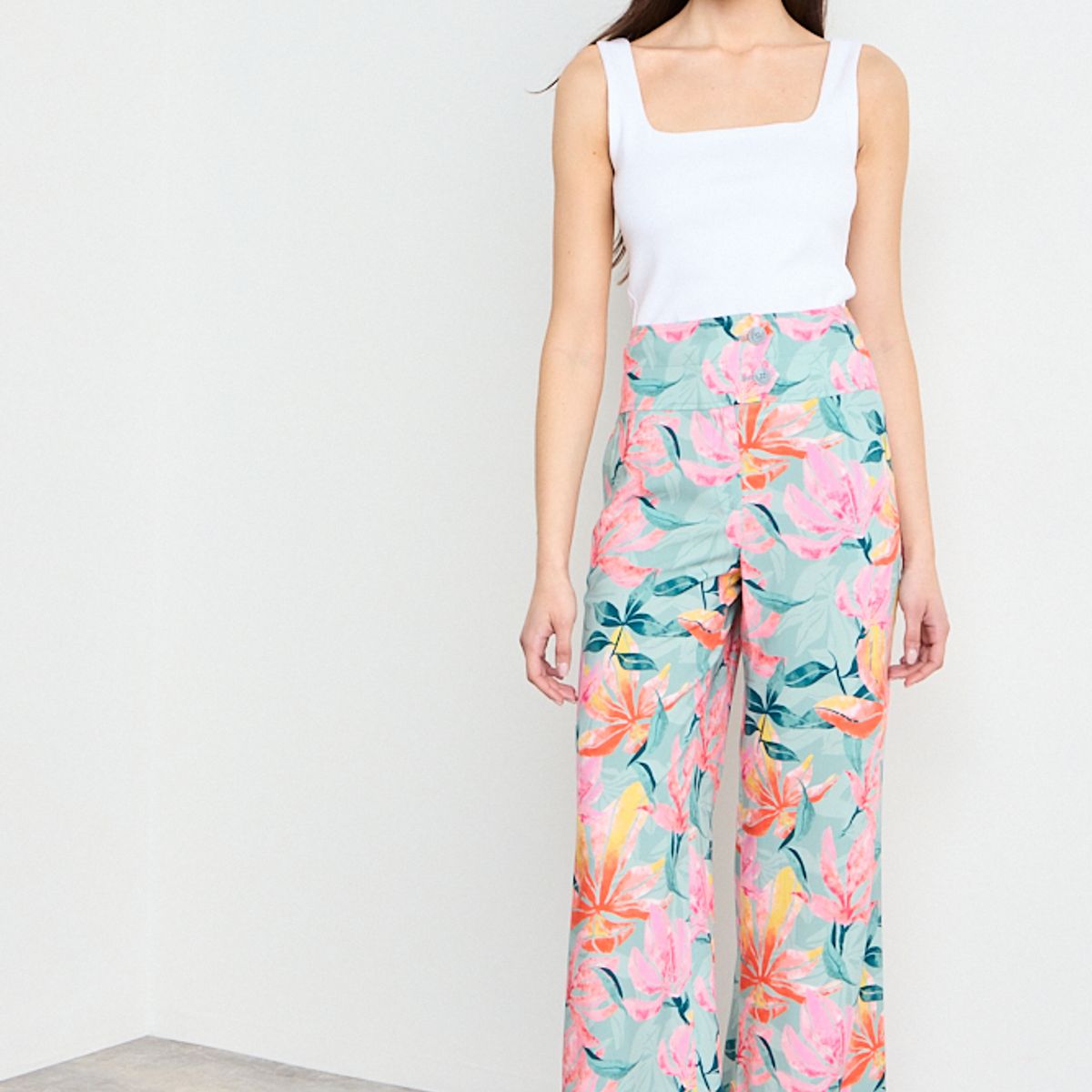 IO - Pantalon Fantasia Mujer Verde Oliva Io