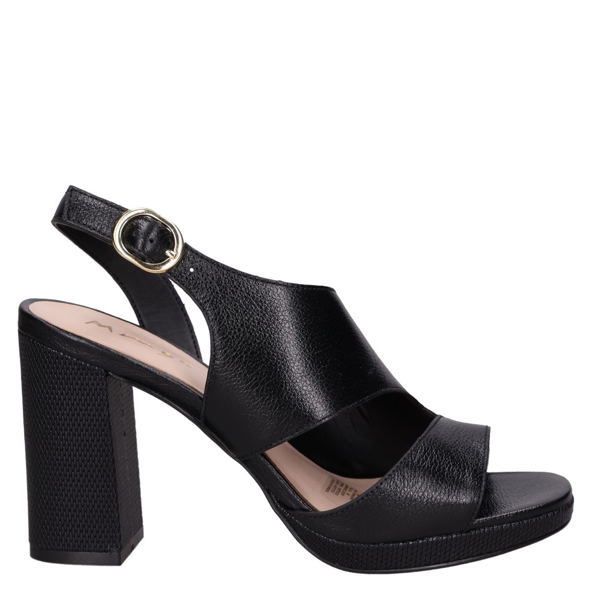 MINGO - Sandalia Mujer Formal Negro Mingo
