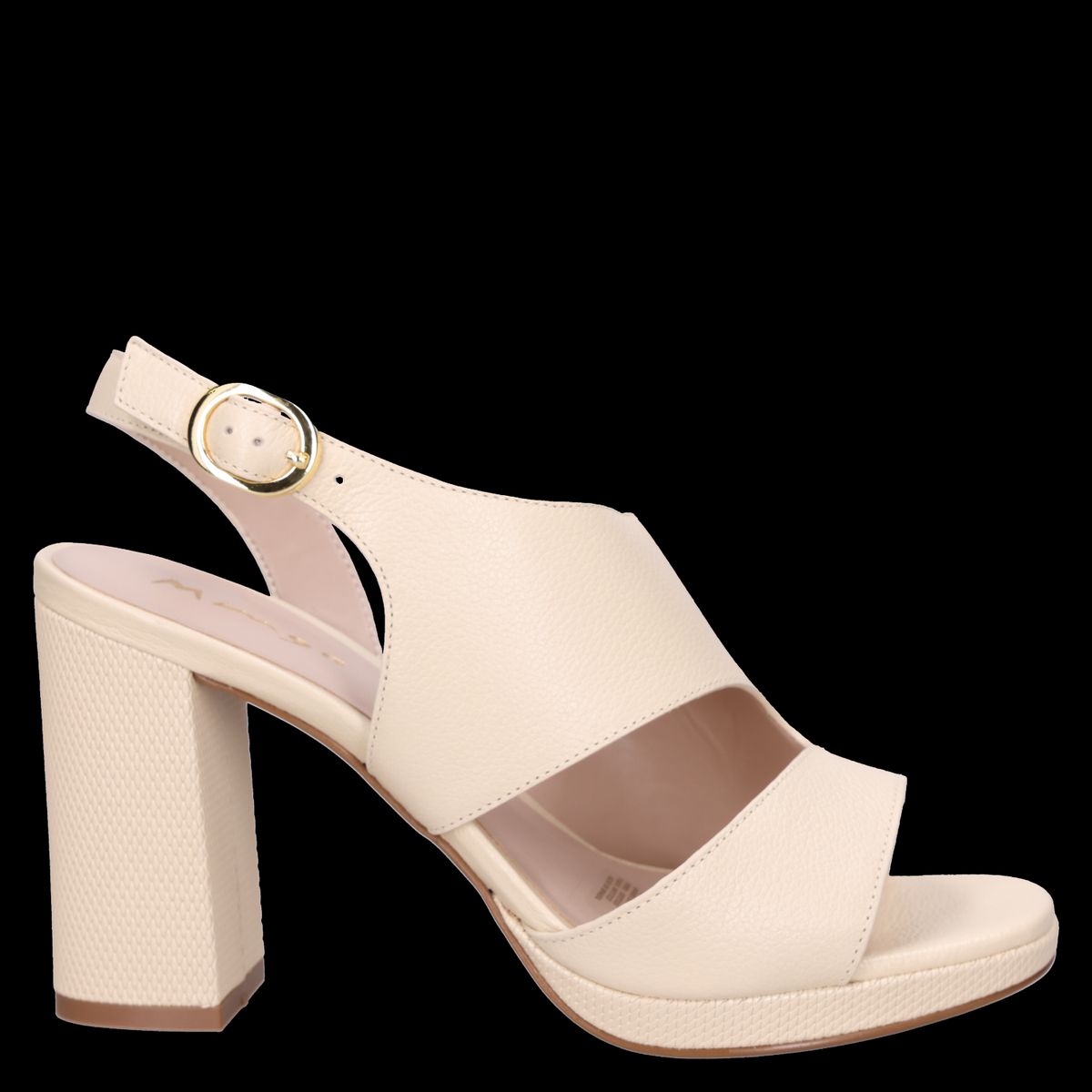 MINGO - Sandalia Mujer Formal Beige Mingo