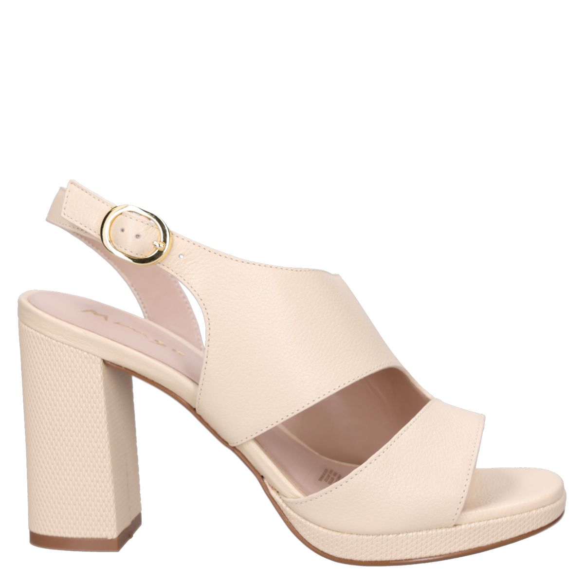 MINGO - Sandalia Mujer Formal Beige Mingo