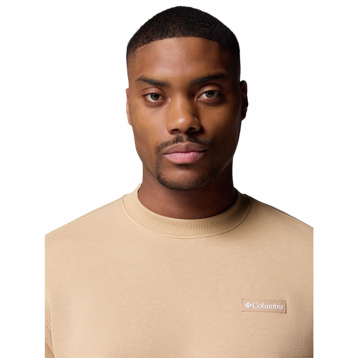 COLUMBIA - Polerón Hombre Meridian Creek Crew Beige COLUMBIA