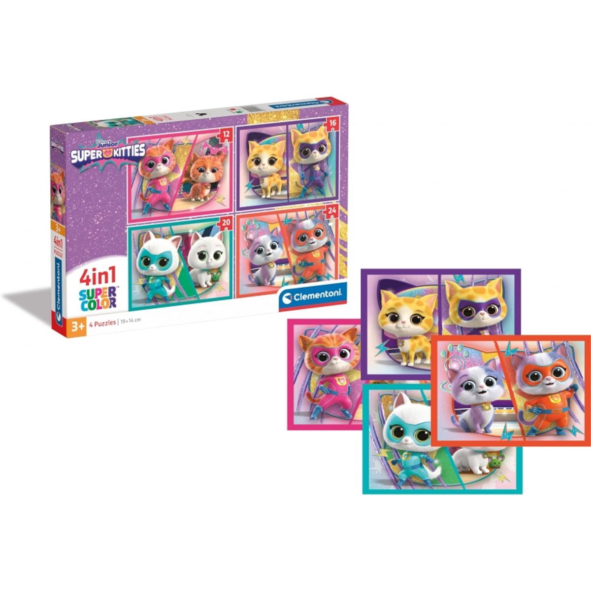 CLEMENTONI - CLEMENTONI 21531 PUZZLE 1 X 12 + 1 X 16 + 1 X 20 + 1 X 24