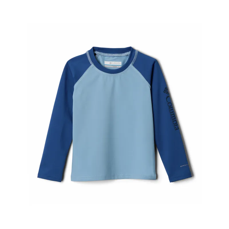 COLUMBIA - Polera Manga Larga Niño Sandy Shores Celeste COLUMBIA