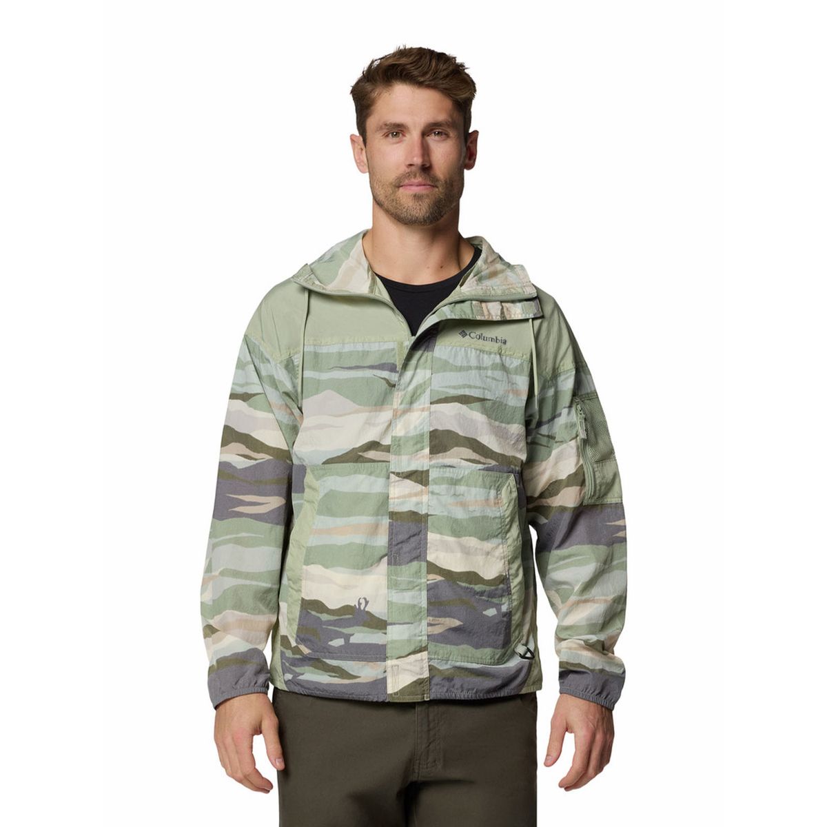 COLUMBIA - Cortaviento Hombre Challenger Novelty Beige COLUMBIA