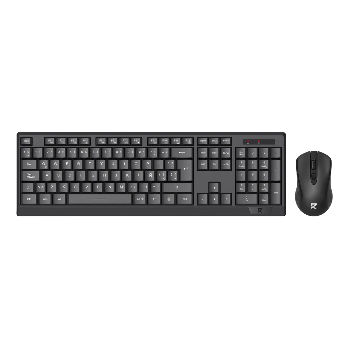 REDRAGON - Kit Inalámbrico Teclado + Mouse Redragon BS8343A Español negro