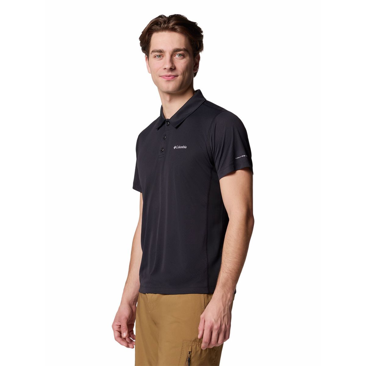 COLUMBIA - Polera Manga Corta Hombre Zero Rules Negro COLUMBIA