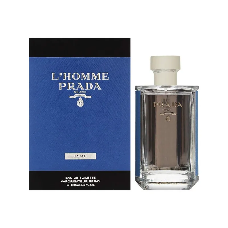 PRADA - Eau de Toilette en aerosol para hombre 100 ml Lhomme lEau