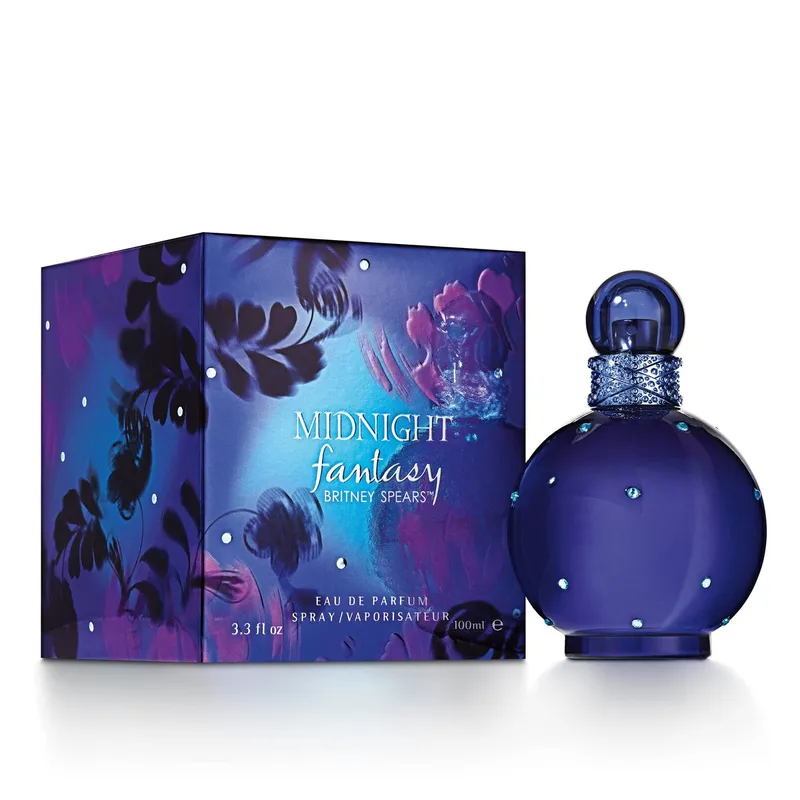 BRITNEY SPEARS - Perfume Eau de Parfum mujer Midnight Fantasy 100 ml azul