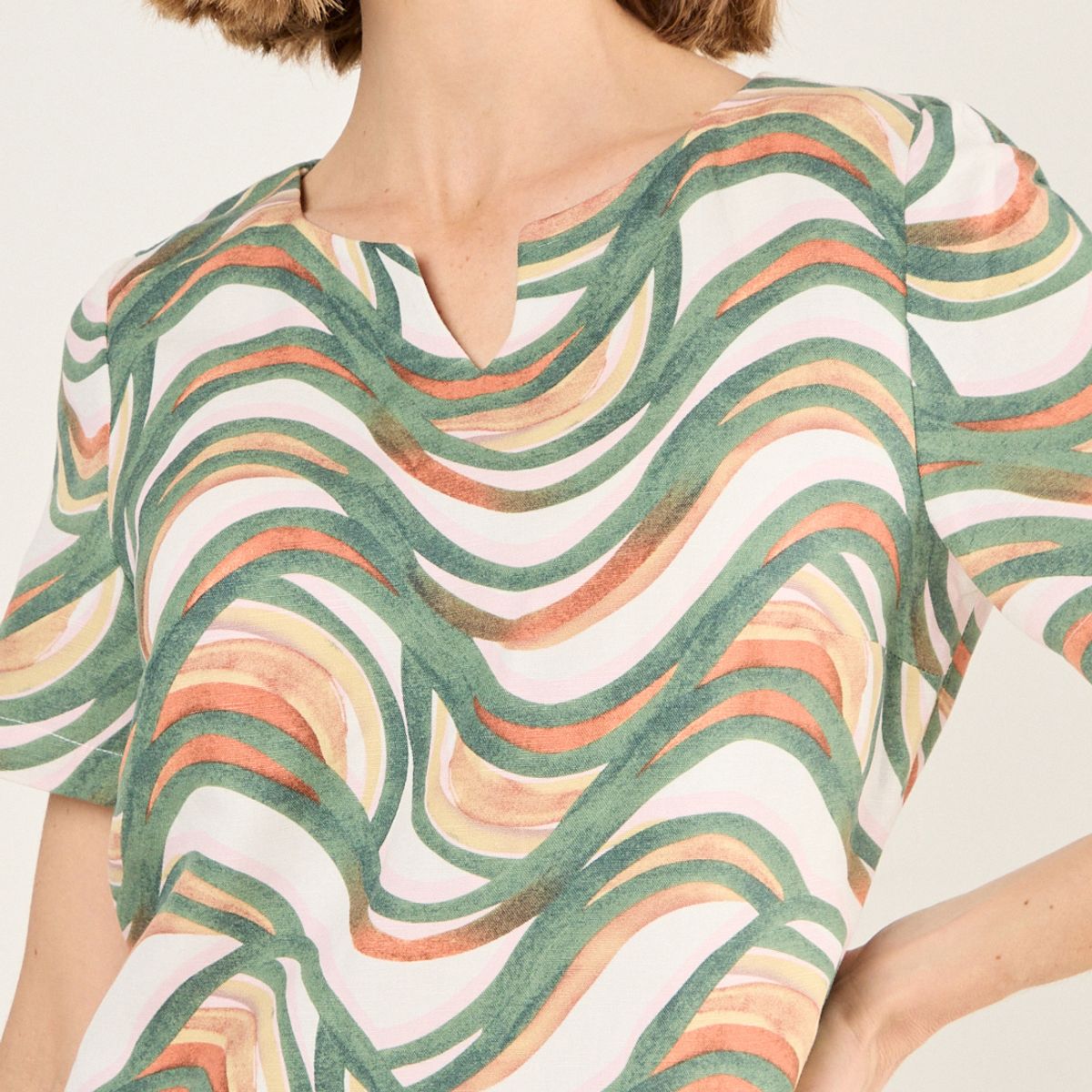 MA GRIFFE - Vestido Largo Mujer Beige Magriffe