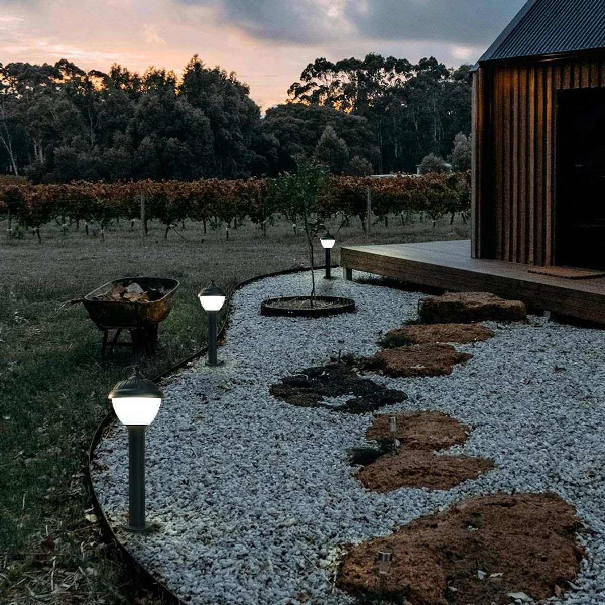 BP ILUMINACION - Bollard Muschi Negro 50cm