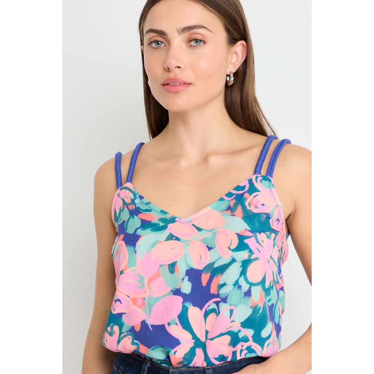 IO - Blusa Fantasia Mujer Fucsia Io