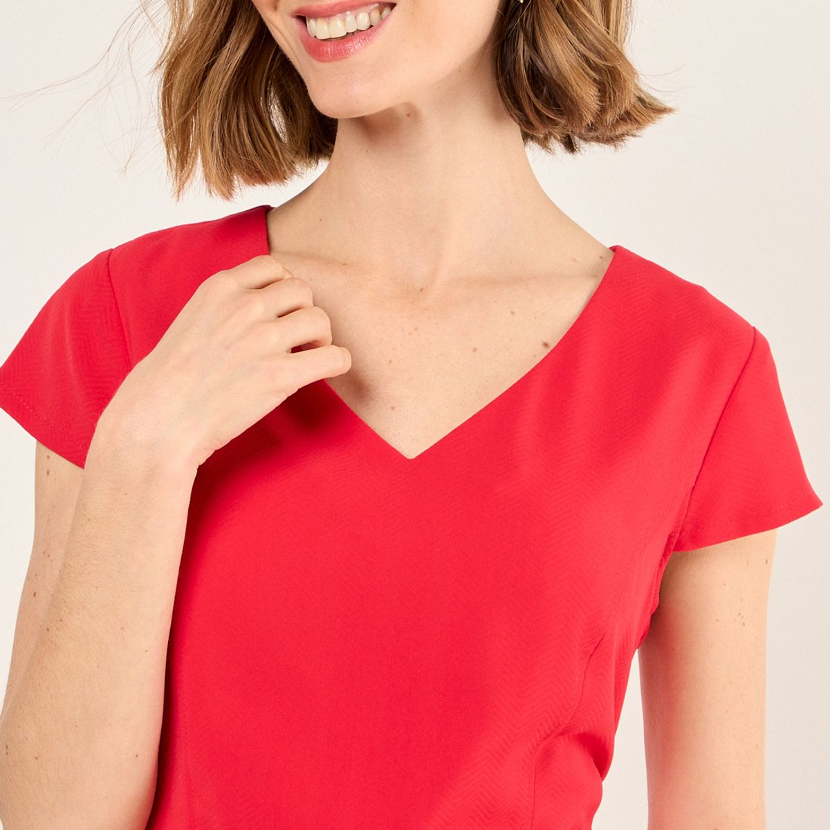 MA GRIFFE - Vestido Largo Mujer Rojo Magriffe