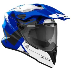 AIROH - Casco De Moto Commander 2 Reveal Azul Brillo