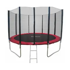 KIDSCOOL - Cama Elastica Roja 14 Pies C/Escalera