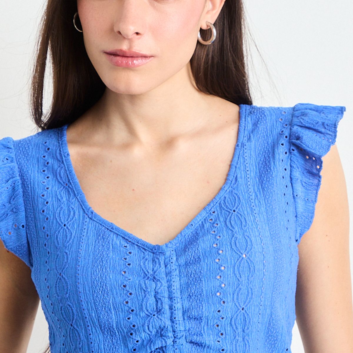 IO - Polera Lisa Mujer Azul Io