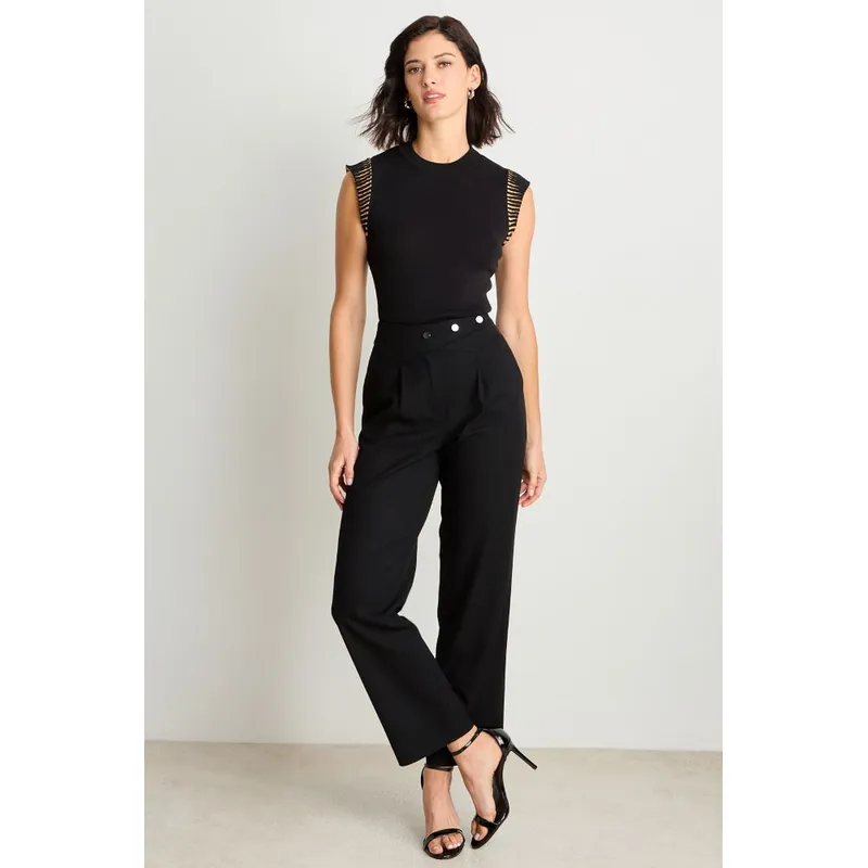 ASH - Pantalon Mujer Negro Ash