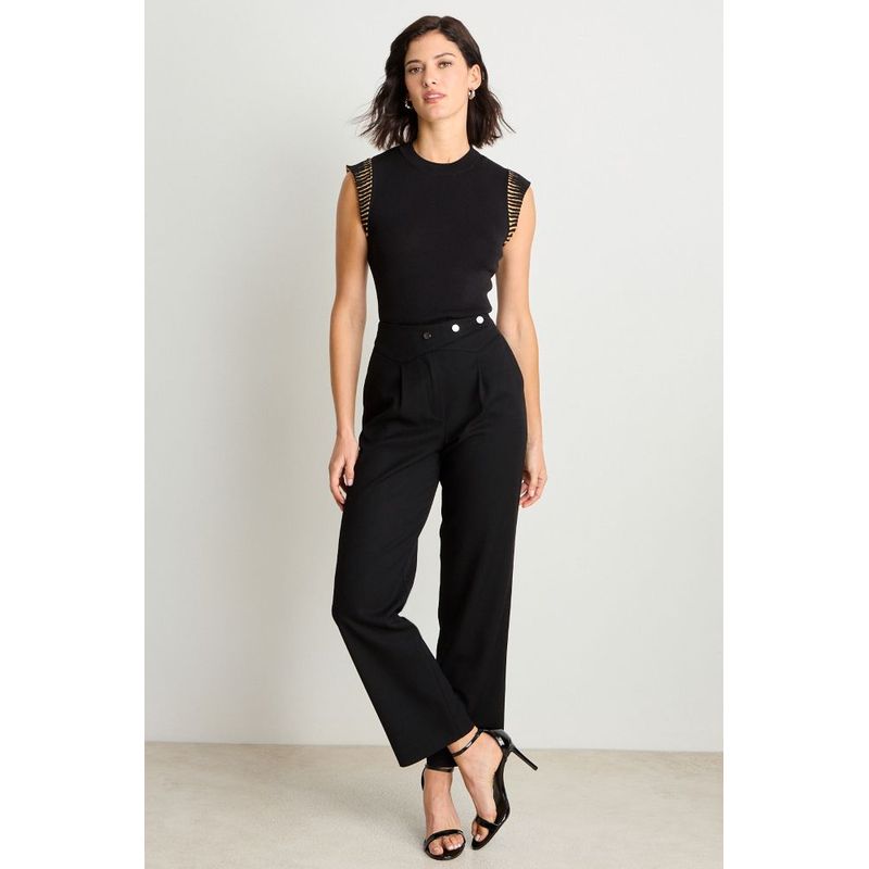 ASH - Pantalon Mujer Negro Ash