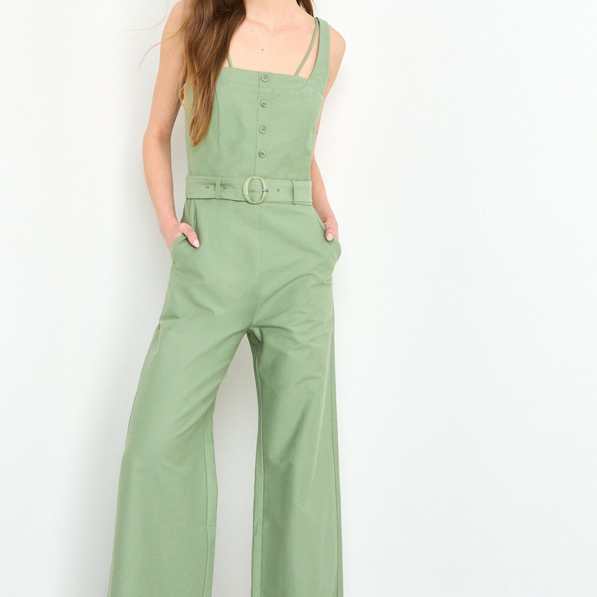IO - Enterito Liso Mujer Verde Oliva Io
