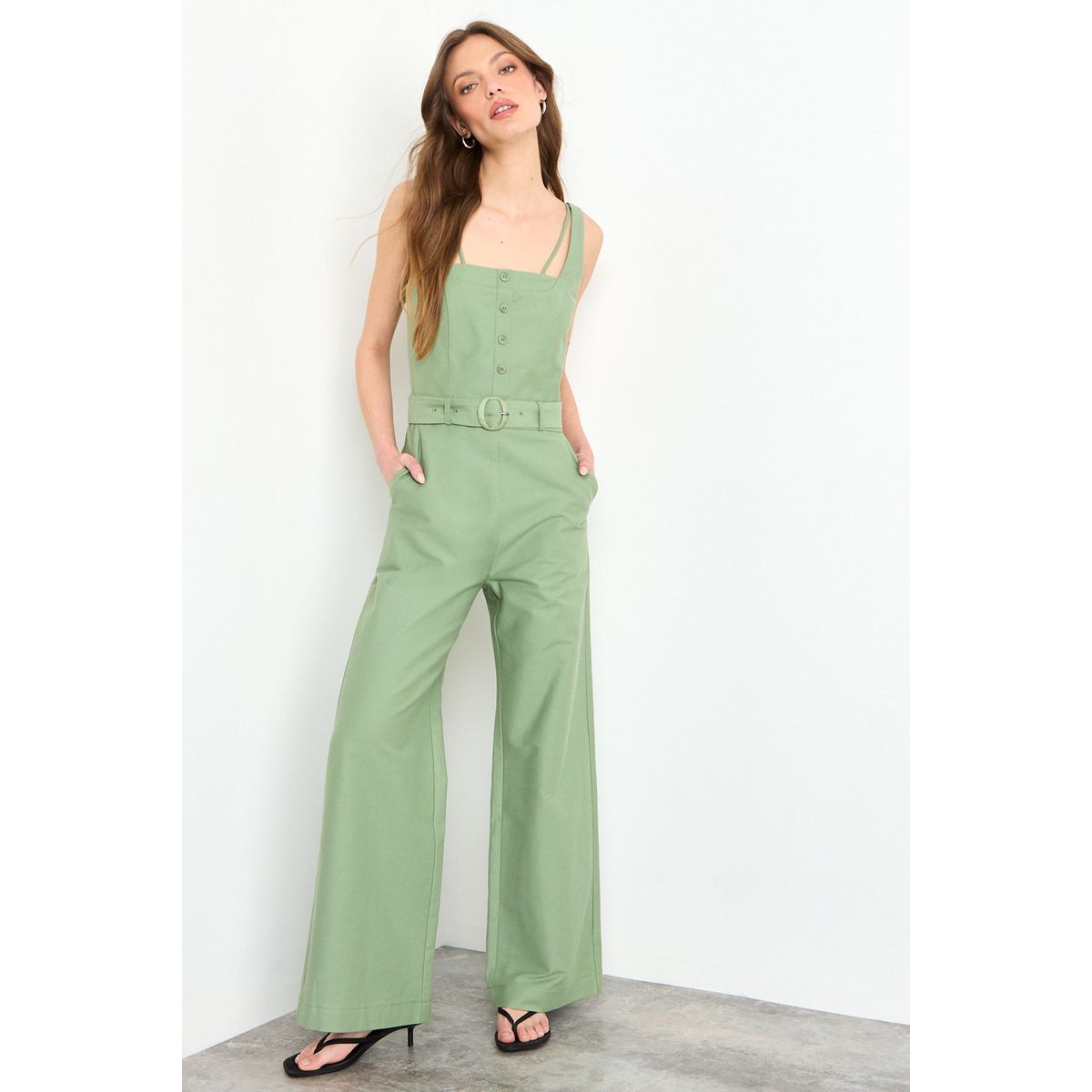 IO - Enterito Liso Mujer Verde Oliva Io