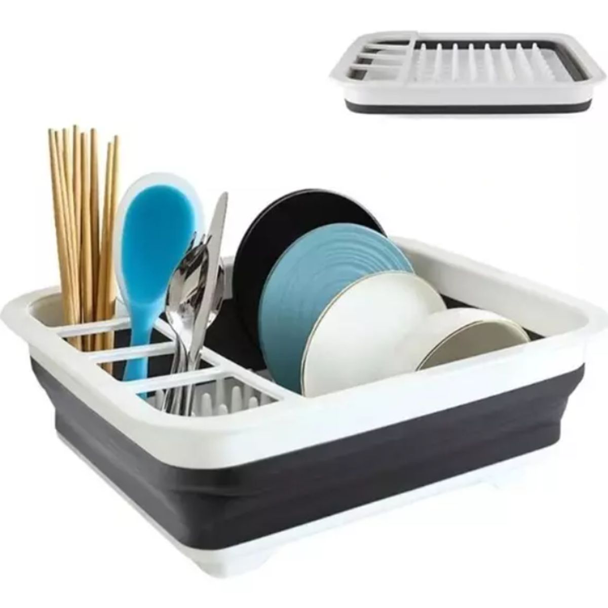 GENERICO - Estante Escurridor Seca Platos Organizador Plegable