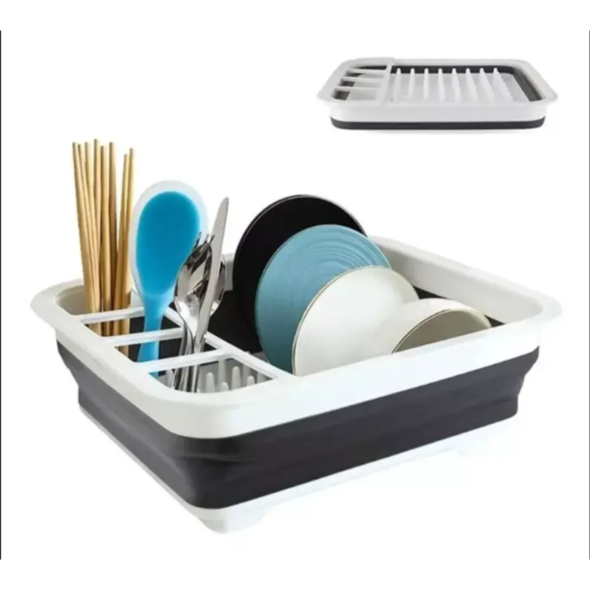 GENERICO - Estante Escurridor Seca Platos Organizador Plegable