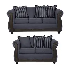 BLACK FACTORY - Juego de Living 3 2 Sofia